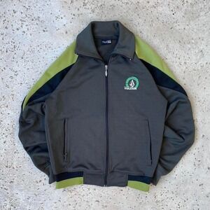 Vintage Y2K Volcom Green Full Zip Up Jacket Size S